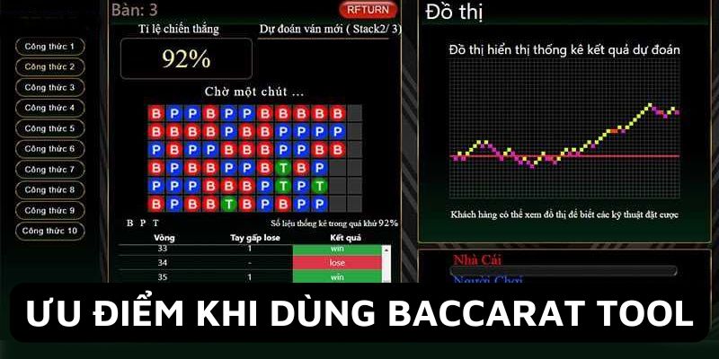 Lợi ích khi sử dụng Baccarat tool