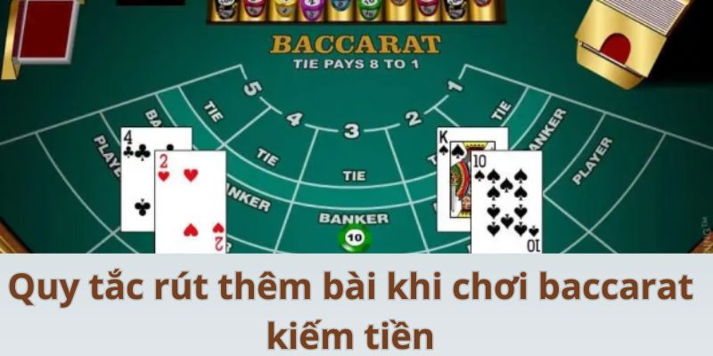 Quy tắc rút thêm bài khi chơi baccarat kiếm tiền